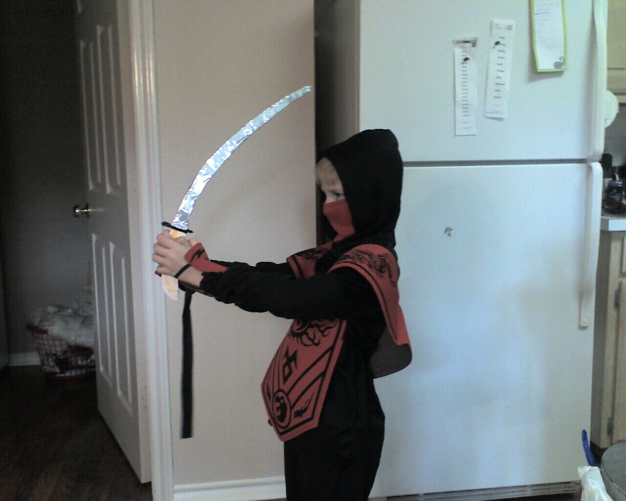 Me, Khai, as a NINJA!